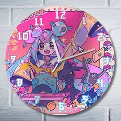 Настенные часы Бруталити покемон - 10408