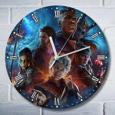 Настенные часы Бруталити игры Baldur`s Gate 3 - 10477