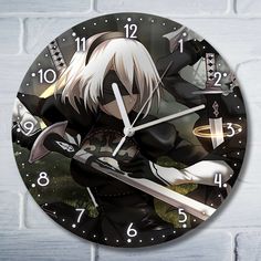 Настенные часы Бруталити игры nier automata - 10421