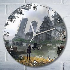 Настенные часы Бруталити игры nier automata - 10426