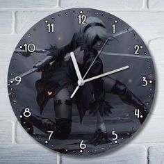 Настенные часы Бруталити игры nier automata - 10427