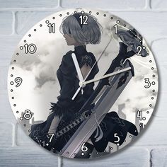 Настенные часы Бруталити игры nier automata - 10428