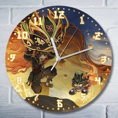 Настенные часы Бруталити игры геншин импакт - 10005