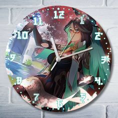 Настенные часы Бруталити игры геншин импакт - 10004