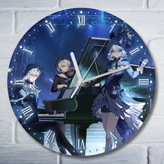 Настенные часы Бруталити игры геншин импакт - 10006