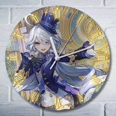 Настенные часы Бруталити игры геншин импакт - 10025