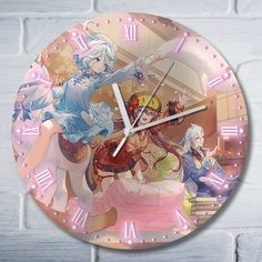 Настенные часы Бруталити игры геншин импакт - 10029