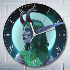 Настенные часы Бруталити игры ночная эльфийка - 10155