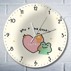 Настенные часы Бруталити лягушка милота - 10045