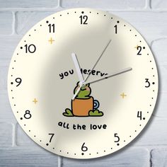 Настенные часы Бруталити лягушки милота - 10039