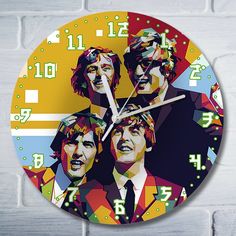 Настенные часы Бруталити музыка beatles - 10031