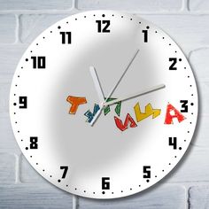 Настенные часы Бруталити надписи тупица - 10034