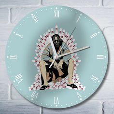 Настенные часы Бруталити большой Лебовски - 10488