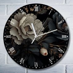 Настенные часы Бруталити цветы природа - 10118