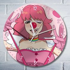 Настенные часы Бруталити эстетика девушка - 10052