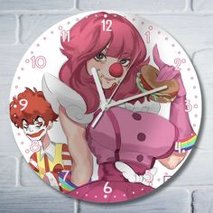 Настенные часы Бруталити эстетика девушка - 10053