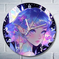 Настенные часы Бруталити эстетика девушка - 10061