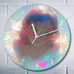 Настенные часы Бруталити эстетика девушка - 10064