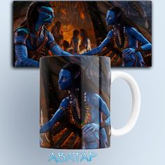 Кружка аватар джейк и нейтири avatar путь воды 330 мл No Brand
