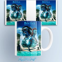 Кружка аватар джейк и нейтири avatar путь воды 330 мл No Brand