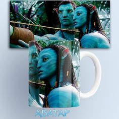 Кружка аватар джейк и нейтири avatar путь воды 330 мл No Brand