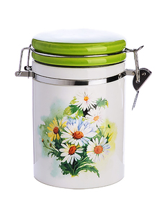 Банка для сыпучих продуктов, из доломита, 600 мл Loraine