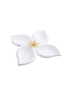 Менажница на 4 секции Loraine фарфоровая, 25 см