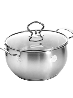 Кастрюля с крышкой Mayer&boch, нержавеющая сталь, 2,3 л