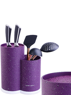 Подставка для ножей и столовых приборов Mayer&Boch фиолетовый