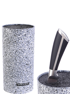 Подставка для ножей и столовых приборов Mayer&Boch серый