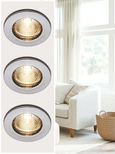 Встраиваемый светильник Max Light Cast 71 CHR ML комплект 3 шт
