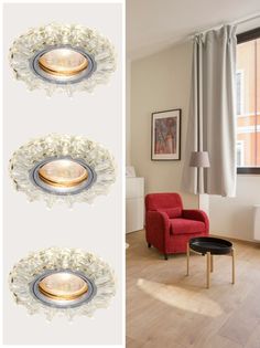 Встраиваемый светильник Max Light Crystal LED 9 ML комплект 3 шт