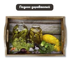 Деревянный поднос Бруталити Минимализм - 1166
