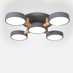 Потолочная люстра JOIST 5 Gray Модель 178329-26 Imperium Loft