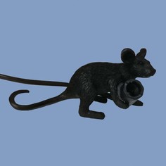 Настольная лампа ImperiumLoft Mouse Lying черная Модель 191633-22