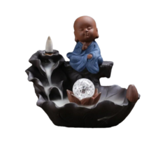 Подставка для благовоний Luxury Gift из керамики Монах 226486