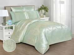Постельное белье Cleo евро Satin Jacquard наволочки 50х70х70х70