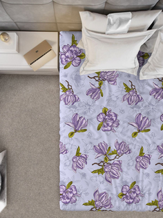 Простыня Евро 200х220 GALTEX Магнолии лавандовый