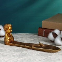 Подставка Take It Easy Маленький Будда, 9909268, для благовоний, золото