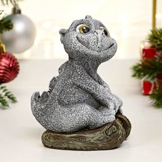 Фигура Хорошие сувениры Дракончик Чика серая, 7х8х13см