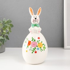 Сувенир Зайка наочном яйце уши в горошек 8,8х8,8х19 см No Brand
