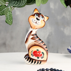 Сувенир Кот с кошкой на удачу No Brand