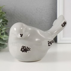 Копилка Серый воробышек 9735441, 18,8 х 11,9 х 13 см No Brand