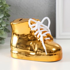 Копилка Золотой ботинок 9735415, 13 х 6,3 х 9,5 см No Brand
