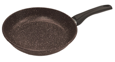 Сковорода литая 24 см КАТЮША Лайт шоколадный гранит 24-240-40
