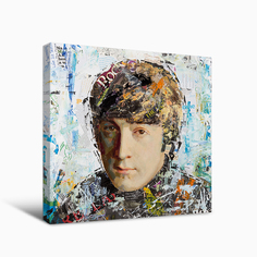 Картина на холсте Postermarket Джон Леннон, 40х40 см