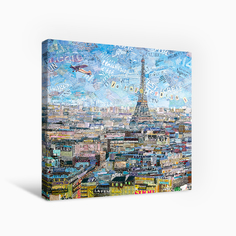 Картина на холсте Postermarket Париж, 40х40 см