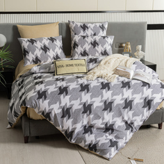 Постельное белье VIVA-HOME TEXTILE сатин 2 спальный на молнии