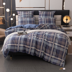 Постельное белье VIVA-HOME TEXTILE сатин 2 спальный на молнии