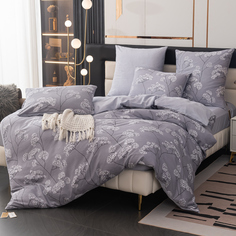 Постельное белье VIVA-HOME TEXTILE сатин ЕВРО на молнии